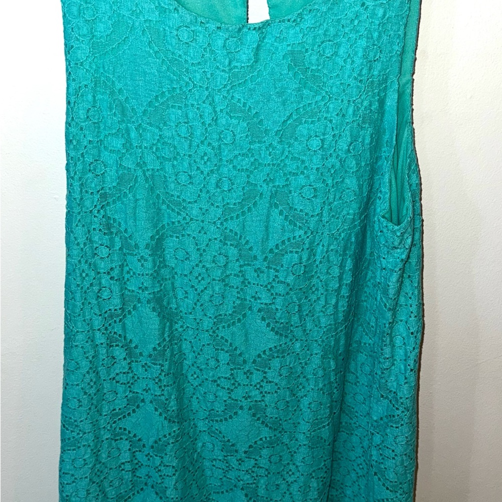 Women’s Everly medium teal lace dress